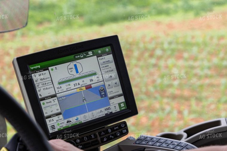 Equipment Monitor in Sprayer Cab 79296