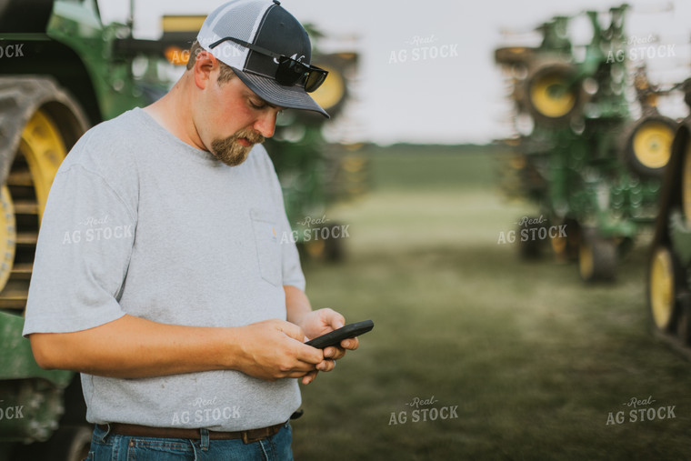 Farmer Using Phone 7775