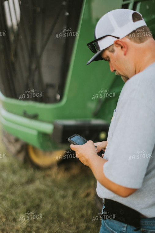 Farmer Using Phone 7777