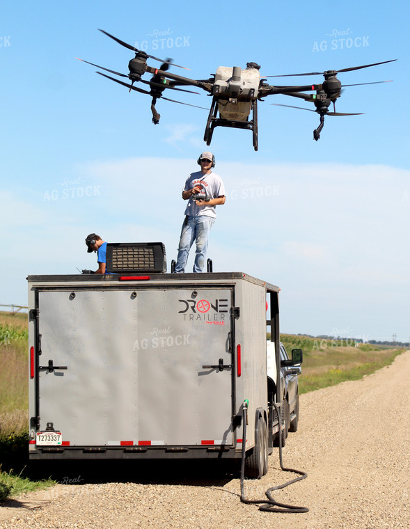 Farmers Flying Drone 141047