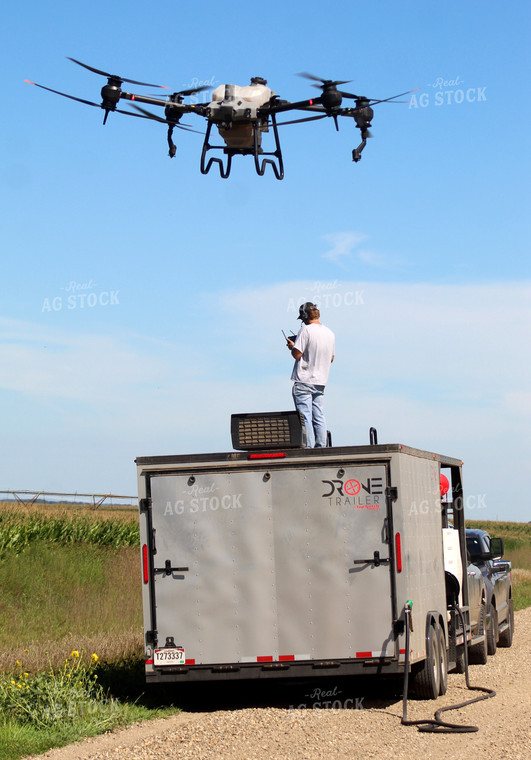 Farmers Flying Drone 141050
