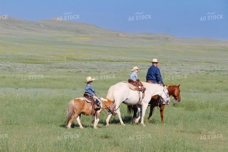 Family on Horseback 63068