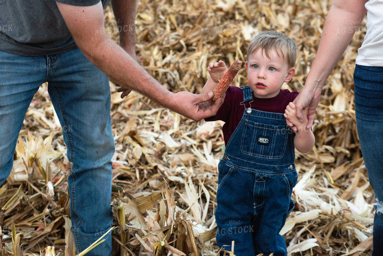 Farm Family in Field 129061