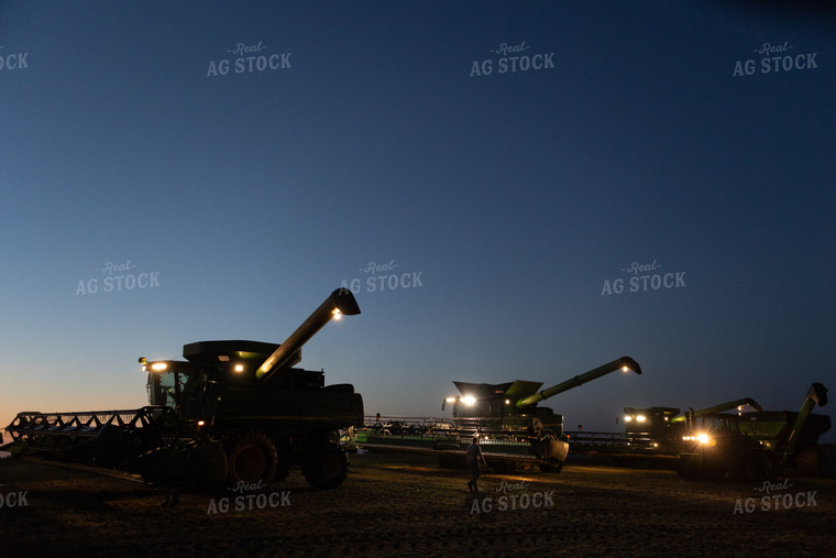Harvest Machinery at Night 77299