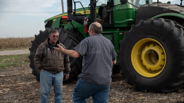 Farmers Talking in Field 26146