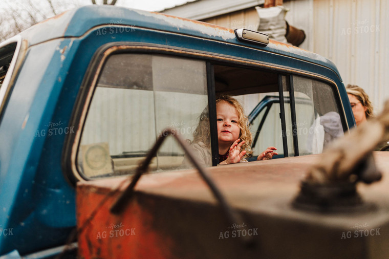 Farm Kid in Truck 115145