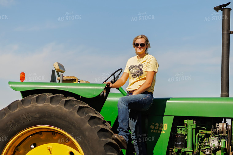 Farmer on Tractor 93225
