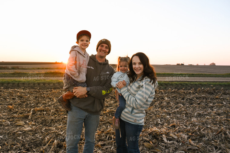 Farm Family in Field 26317