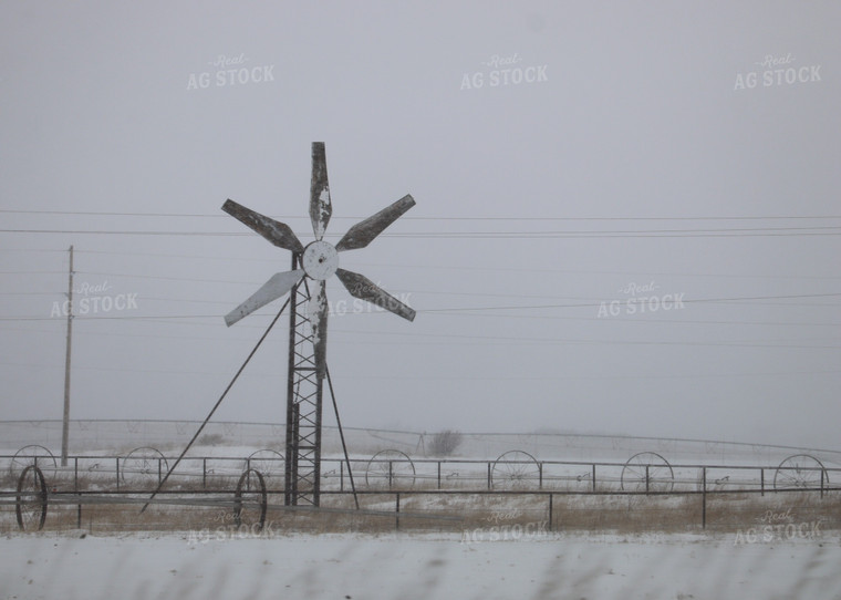 Snowy Windmill 102050