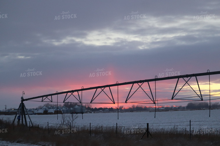 Irrigation System in Snow 102052