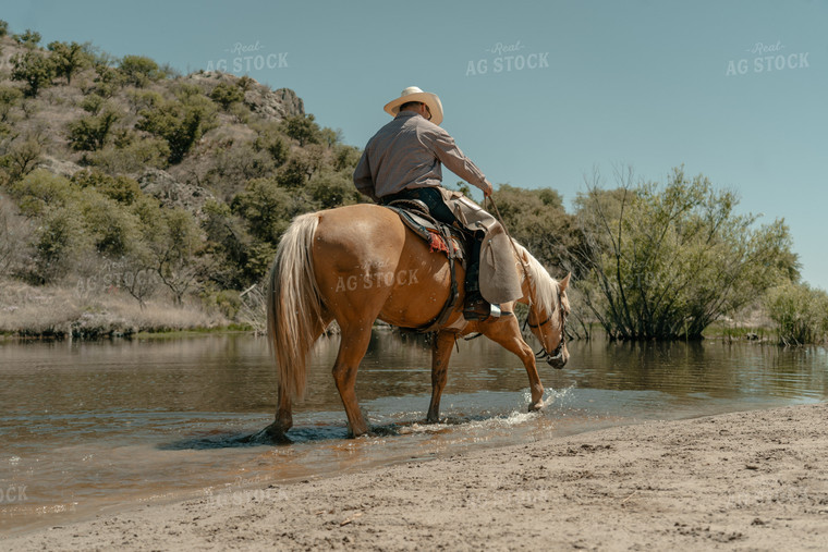 Rancher on Horseback 58265