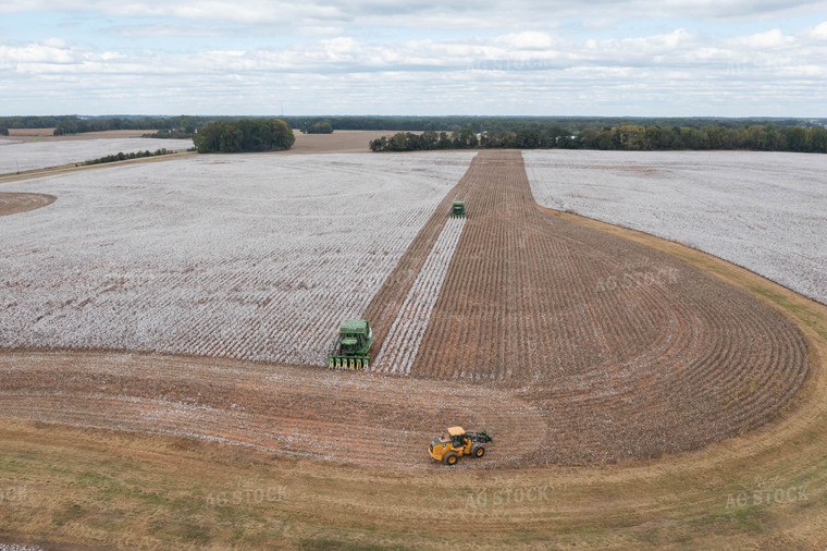 Aerial Cotton Harvest 79567