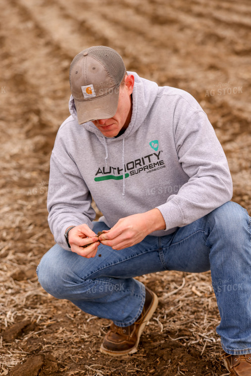 Farmer Checking Soil 161129