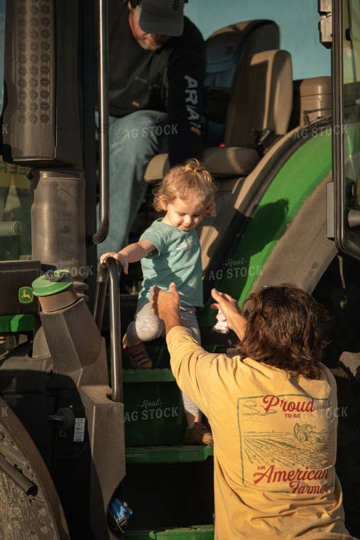 Farm Kid on Tractor 76461