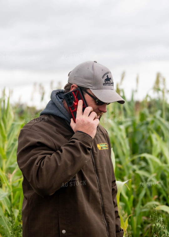 Farmer Talking on Phone 185018