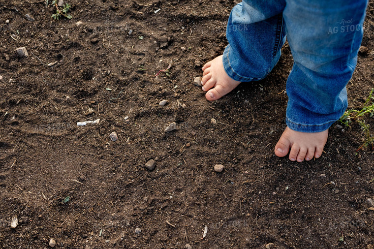 Farm Kid Toes in the Dirt 185042