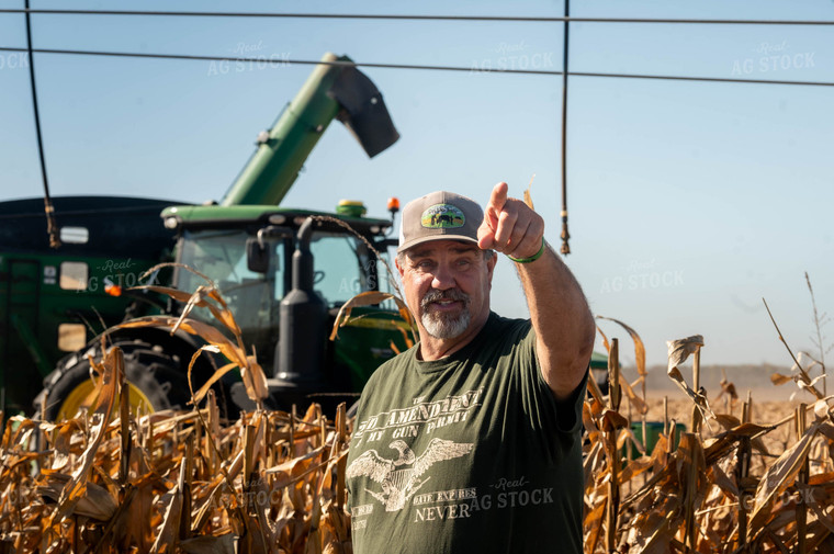 Farmer in Cornfield 185050