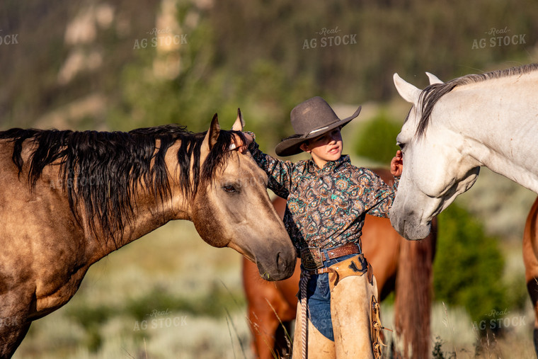 Ranch Kid on Horseback 188062