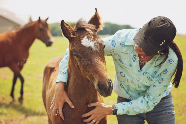 Female Rancher with Foal 127062