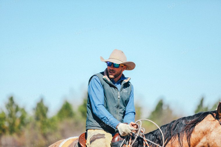 Rancher on Horseback 53087