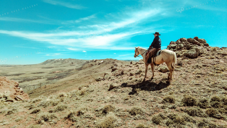 Rancher on Horseback 58110