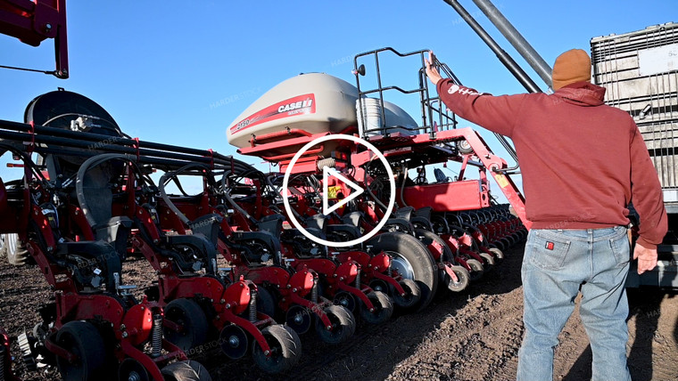 Loading the Planter with the Seed Tender - 030