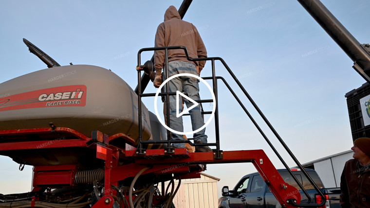 Loading the Planter with the Seed Tender - 135