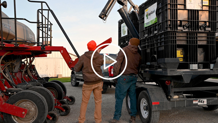 Loading the Planter with the Seed Tender - 137