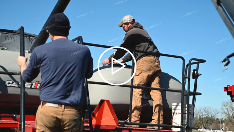 Farmers Talking While Loading the Planter - 328