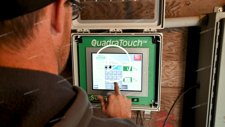 Farmer Testing Corn Moisture On-farm Storage - 466