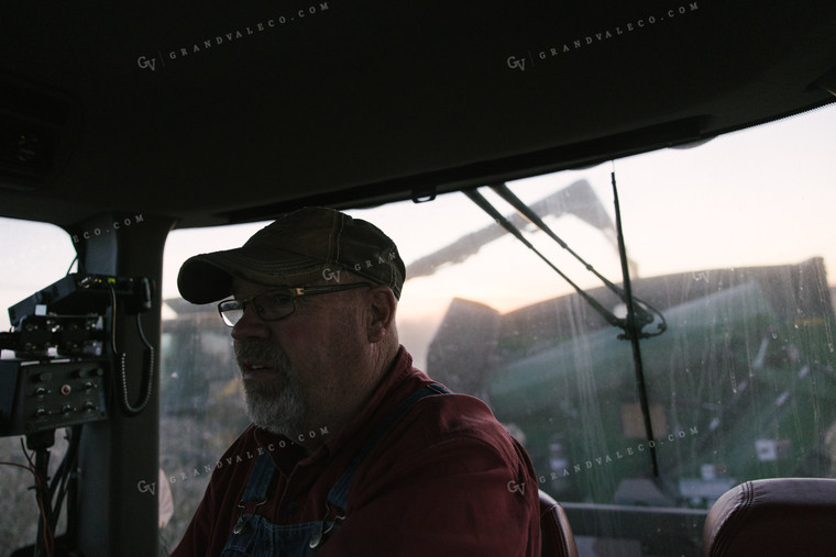 Inside Combine Cab 70053