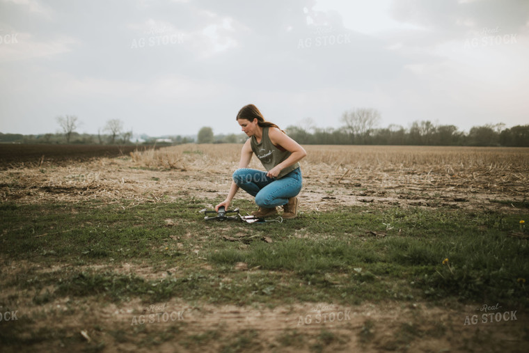 Farmer with Drone 5608