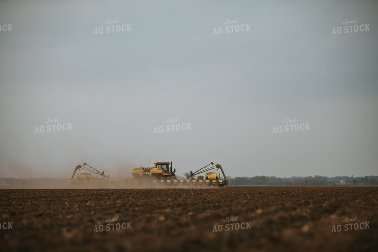 Planter in Field at Sunset 5720