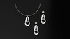 Surprise your special girl with this elegant pendant, and earrings set.

Glittering brilliant diamonds sparkle from the fashion forward simplicity of design.

She deserves the best...