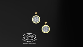 This simple, fashionably framed, 9mm two part design, accentuate the crafted reflective center setting supporting .14 ct of brilliant diamonds. selected by experts for their brilliance, rich color and eye catching appeal.

Suspended on 3mm drop down ball studs with secure butterfly clasps, these stunning pieces will catch the light with every movement.

We believe as you do …

Be it; birthday, anniversary or just because… she deserves the best.

Your choice of 10 or 14K gold, white, yellow or two tone.