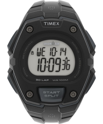 TIMEX® IRONMAN® Classic 30 Oversized 45mm Resin Strap Watch - TW5M46100