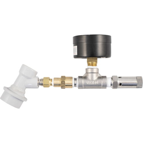 Spunding Valve (With Gauge) Ball Lock