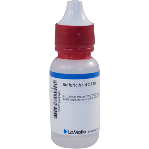 Replacement Sulfuric Acid - 0.12N (7748WT-G) for the LaMotte Water Test Kit (7189-01).