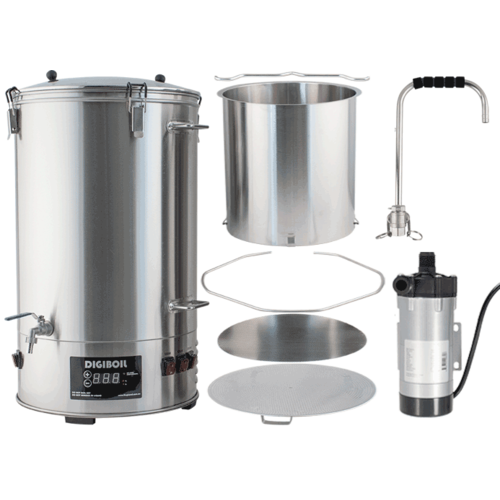 DigiMash All-Grain Electric Brewing System w/ Recirculation Pump Kit - 65L/17.1G (220V)