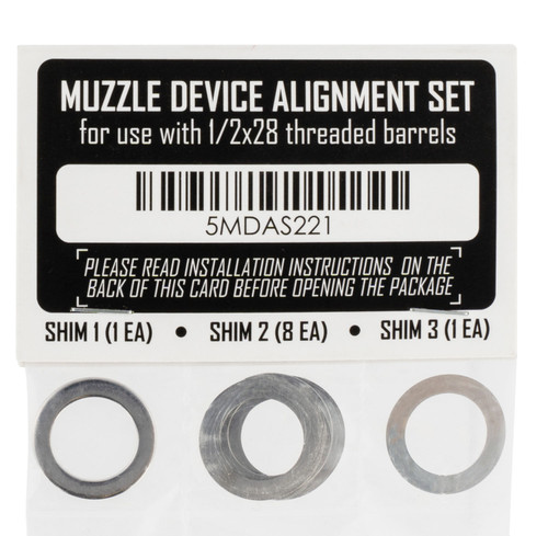 Rugged Suppressors SHIM KIT 1/2X28