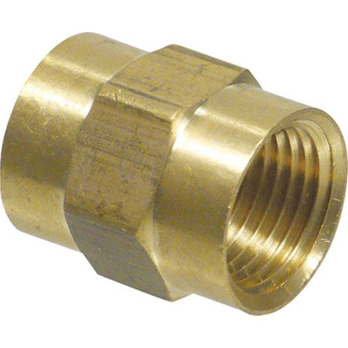 Brass Coupler - 1/2 in.