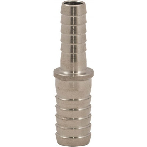 Stainless Steel Splicer - 1/4 in Barb to 5/16 in Barb Stainless Steel Splicer - 1/4 in Barb to 5/16 in Barb