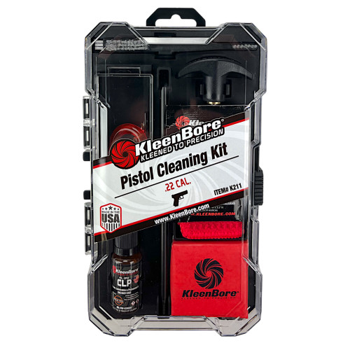 KLEENBORE INC KleenBore K211 Classic Cleaning Kit .22 Cal Handgun
