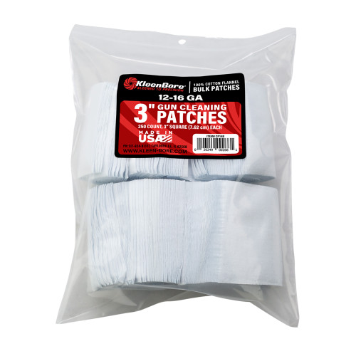 Kleen-Bore KLEEN BR SPR PATCH 12-16GA 250PK