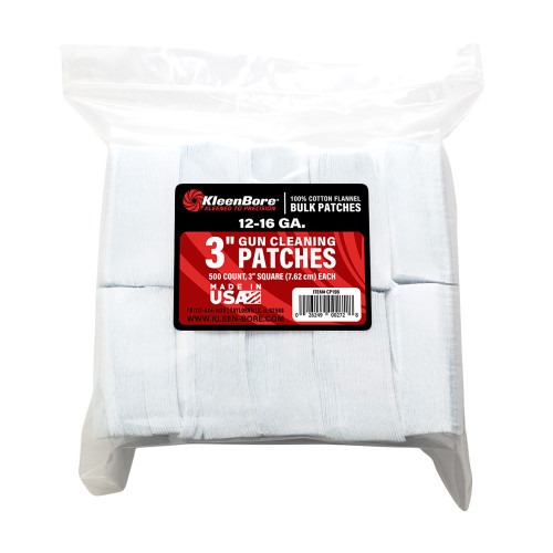 Kleen-Bore KLEEN BR SPR PATCH 12-16GA 500PK