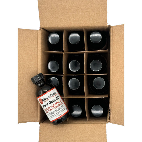 KLEENBORE INC KleenBore RG2BCASE Rust Guardit  Nitro Solvent & Rust Prevention Oil Refill Bottle 2oz/12 per case