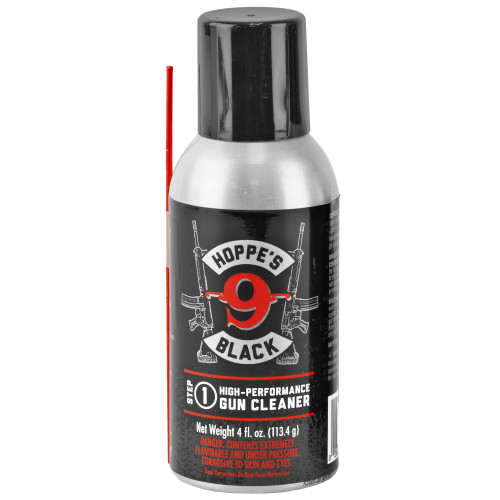 HOPPES/REVELYST Hoppe's HBC4A Black Gun Cleaner Removes Oil Grease Dirt 4 oz. Aerosol Can with Extension Tube