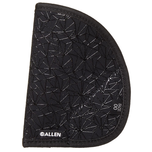 ALLEN COMPANY INC Allen 44902 Spiderweb In-The-Pocket Conceal Carry Holster Size 00 Black Nylon w/Web Grip Pattern, fits 2-3" Barrel Revolver Ambidextrous