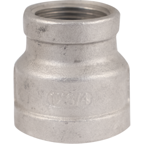 Stainless Coupler - 1 in. BSP x 3/4 in. BSP