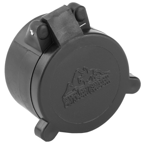 BUTLER CREEK/REVELYST Butler Creek 30020 Flip-Open Objective Scope Cover 31mm Obj. Size 02 Black Polymer